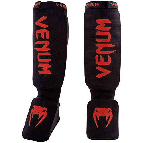 Venum, Kontact Schienbeinschützer, Herren, M, Schwarz/Rot
