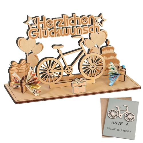 Katyjun Modell Fahrrad Deko Geldgeschenk, Familie Frauen Männer Geburtstag Geldgeschenk