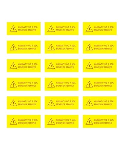 Desconocido 18 x Sicherheits-Pinzette zur Reparatur, Aufkleber, Garantie-Schutz