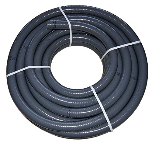 PVC Flexschlauch 50mm, 5m Klebeschlauch, Teichschlauch, Poolflex, Aussendurchmesser 50mm, 5m Rollen