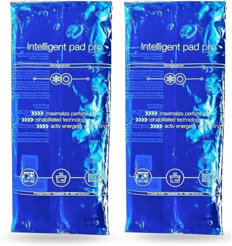2x XXL Kühlpads - Kalt Warm Kompressen blau, Groß - Wärmekissen & Kühlpacks - Gel Kühlkissen - für Prellungen, Schmerzen - Coolpack - MADE IN GERMANY