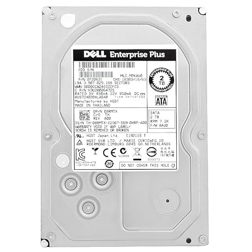 Hitachi HGST Ultrastar 7K4000 2TB Interne Server Festplatte HUS724020ALA640 3,5 Zoll HDD SATA 6Gb/s 7200RPM 64MB Cache