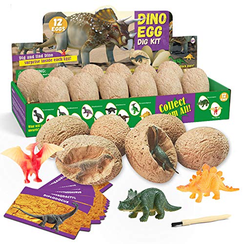 Dinosaurier Egg Toy Ausgraben Dino Ei Spielzeug Party Dinosaur Figuren Braben Kit Ausgrabungsset Archäologie
