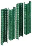 Alberts 530969 Drahtklammer | zinkphosphatiert, grün kunststoffbeschichtet | Breite 22 mm | 200er Set