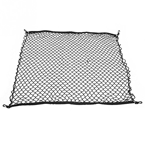Gepäcknetz,Kofferraum Netz 100 * 100 cm Auto Cargo Elastic Net Heckkoffer Gepäckladung Cargo Elastic Net Organizer Mesh Halter Universal Car Accessoire