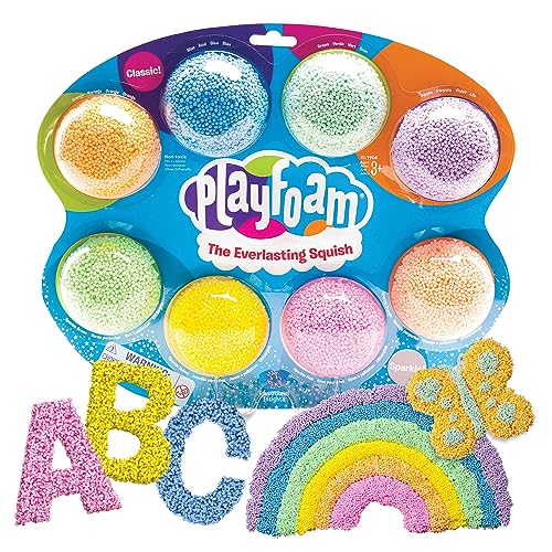 Learning Resources Spielknete Playfoam 8-er Set, spielschaum kinder, basteln ab 3 jahre, therapieknete/schulknete, sensorik autismus spielzeug, Geschenke für Kinder ab 3 4 5 6 Jahren, Jungen/Mädchen