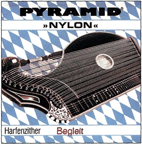 Pyramid Zither-Saiten Nylonseide mit Stahlkern. Konzert-Zither G 5. 610.105
