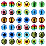 15 Paare Glasaugen 20 mm Runde Drachenaugen, Cabochon Augen Bunte Glas Puppen Auge, große Puppenaugen aus Glas, Tier Glas Augen zum Basteln für Katze Eule Plüschtier Nähen Spielzeug