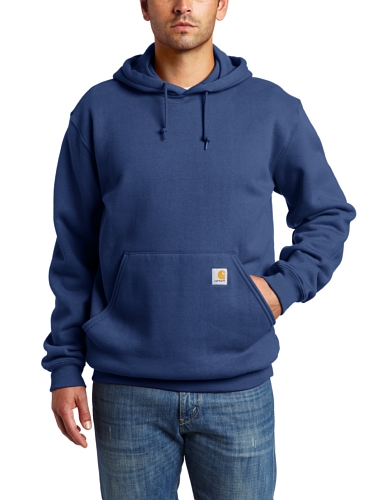 Carhartt Men's Midweight Hooded Sweatshirt,Navy (Closeout),Medium