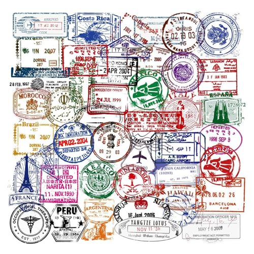 100 Stück Retro-Poststempel-Aufkleber, Dekorative Aufkleber, Wasserfeste Aufkleber, Verpackungsaufkleber, Scrapbook-Aufkleber, Wasserflaschen Usw. Verwendet Werden.