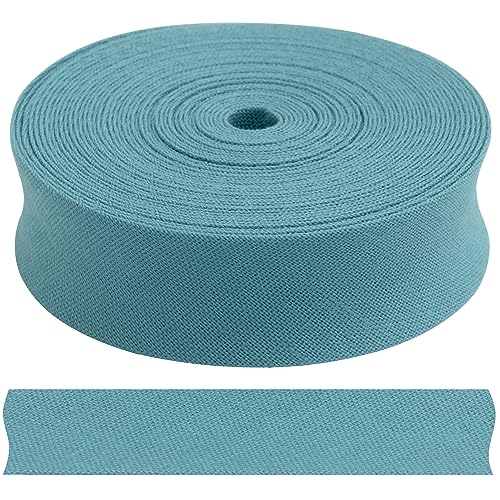 AERZETIX - C68019 - Dekoratives Schrägband 4.5 Meter x 18 mm - türkise Farbe - aus Polyester/Baumwolle
