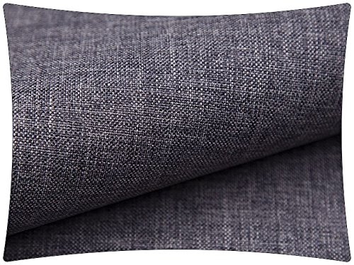 2,5 Meter Polsterstoff Lux 06 Dunkelgrau (250cm x 140cm am Stück) Möbelstoff