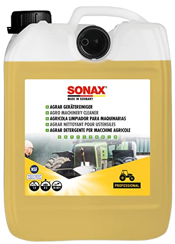 SONAX AGRAR GeräteReiniger (5 Liter) für landwirtschaftliche Fahrzeuge, Maschinen und Anlagen sowie zur Werkstattreinigung | Art-Nr. 07055000