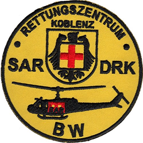 RETTUNGSZENTRUM SAR DRK BW Helikopter Hubschrauber Aufnäher Abzeichen Patch