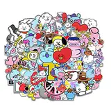 100 StüCk SüßEr Aufkleber, Bts Sticker, Cartoon Aufkleber, SüßEr Aufkleber, Laptop Skateboard GepäCk Aufkleber, Koffer, Aufkleber, Bts Aufkleber, FüR Laptop Koffer Motorrad Macbook, Koffer, Skateboard