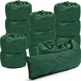 12 Stück Wasserbarriere, 1.5 mx15 cm, Flutbarrieren für Zuhause, wiederverwendbar, saugfähig, Hochwasserschutz, Keller, grüne Hochwasserschutz-Barrieren