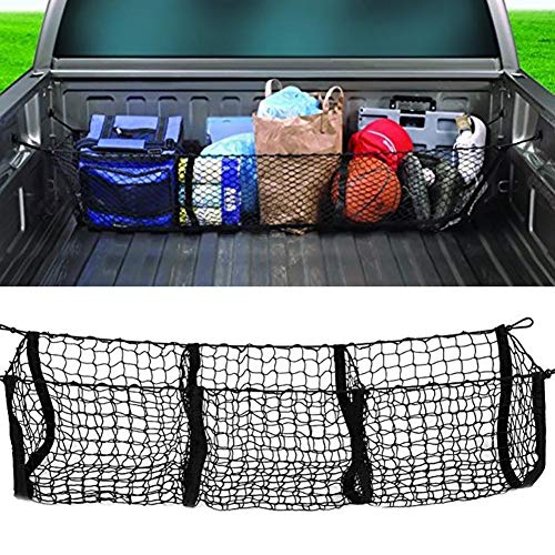 Hete-supply Auto Boot ordentlich Net, Kofferraumnetz Tasche DREI Gitter Gepäck dreidimensionale Netz Tasche Kofferraum Organizer Tasche große Kapazität Net Pack