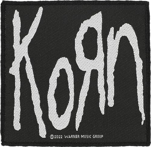 Korn Aufnäher, Logo, 10 x 10 cm