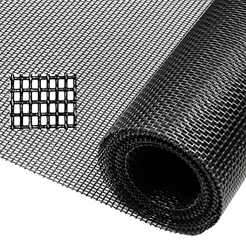 Tooltriz Haustiersicherer Fenster-Ersatz, 99,1 x 254 cm, verbessertes Dickes Kohlefasergewebe für Schiebetüren, Reparatur-Set für Schiebetüren, Türschutz für Hunde, Terrasse