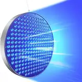 Solarium für Zuhause,460NM Tragbare Rund Bräunungslampe Mit 250 Stück LEDS,50W Gesichtssolarium Seinstellbares Ständer Und Aufhängbare Haken,Gesichtsbräuner Solarium Für Zuhause Für Körper