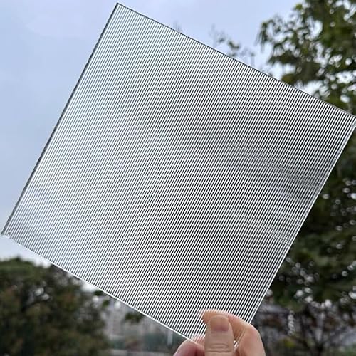 30,5 cm transparente Acryl-Textur-Hintergrundfolie, 2 Stück, transparente Acryl-Streifenplatte für Fotografen, Fensterersatz, DIY/Schmuck-Display/Werbung/Dekorieren/Kunstpersonal (dünne Streifen)